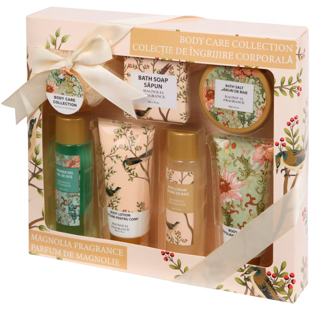 Magnolia Collection – Grand Coffret Bain & Spa (7 Pièces)