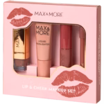 Miniature principale de Max & More – Coffret « Lip & Cheek » (Le Lip Combo Ultime – 4 Pièces)