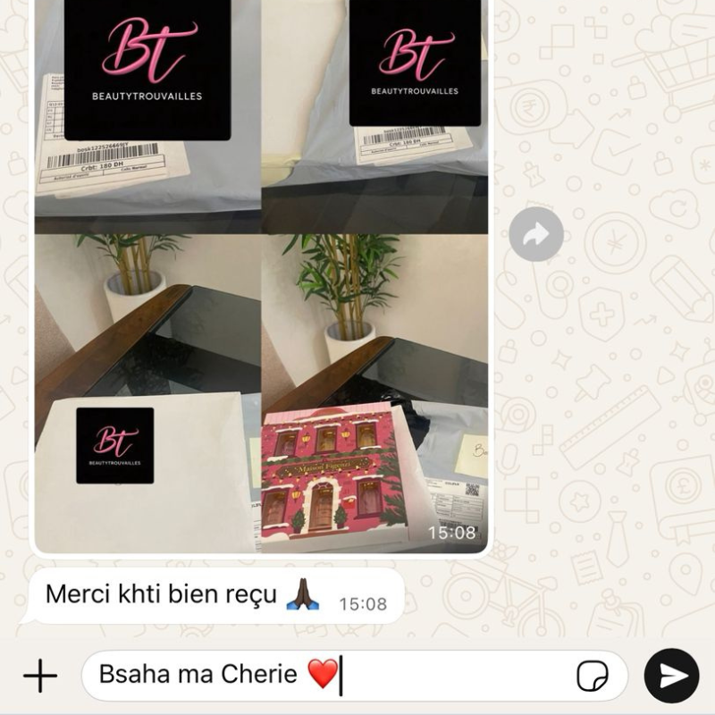 Avis cliente WhatsApp